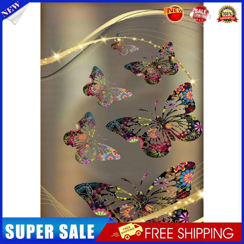 Colorful Hollow Butterflies Oil Paint By Numbers Kits Canvas Picture DIY