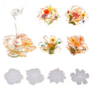 Flower Shaped Soft & Flexible Coaster Molds Reusable & Rich Details Molds Newly