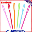 100pcs Plastic Sewing Needles Knitting Crochet Hooks Sweater Weaving Tools