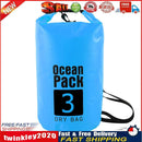 Waterproof Dry Bag Pack Sack Swimming Kayaking Boat Trekking (3L Sky Blue) Newly