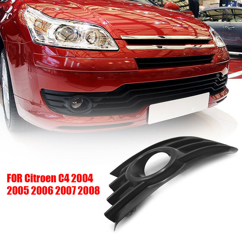 Front Bumper Fog Light Lamp Grille Bezel for Citroen C4 2004 2005 2006 2007 2008