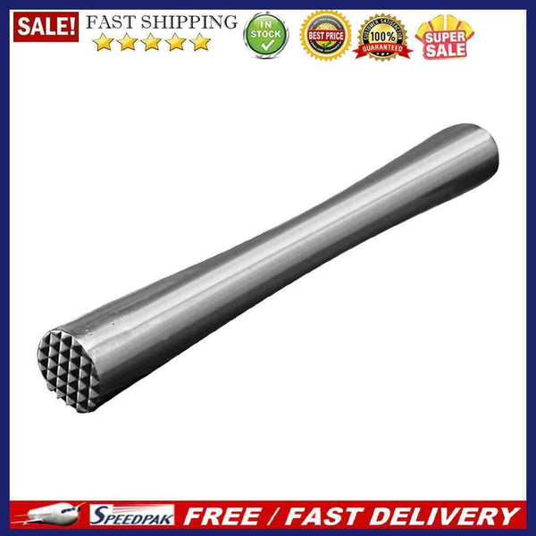 Stainless Steel Wine Mixing Stick Muddler Shaker Ice Crusher for Barware St