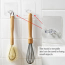 Adhesive Transparent Power Plug Hook Socket Holder Storage Hanger Wire Bracket