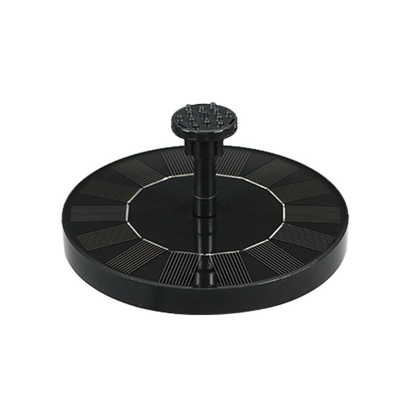 Solar Waterfall Fountain Pool Fish Pond Water Pump Outdoor Garden Decor (A)