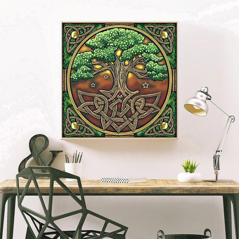 5D DIY Full Drill Diamond Painting Tree Cross Stitch Mosaic Kits Bedroom Decor
