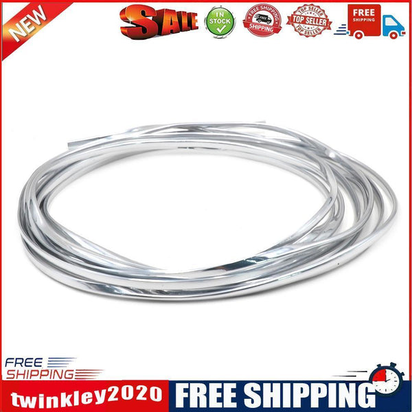 6m Car Chrome Moulding Trim Strip Tape Auto Door Edge Guard Cover Strips