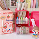 #A Refrigerator Shape Pen Holder Pencil Brush Storage Holder Desk Tidy Organizer