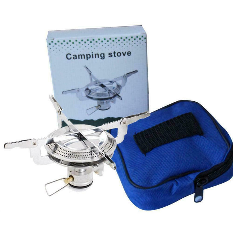 Mini Camping Stove Gas Jet Burner Portable Foldable Picnic Outdoor Cooker B0L2