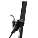 CANSUCC Rubber MTB Bike Handlebar Locking Cover w/ Plug Grip Covers (Black)