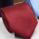 Fashion Classic Men Plaid Ties Dress Casual Business Wedding Party Neck Tie Red