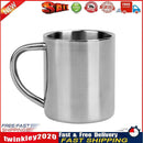 Student Stainless Steel Double Wall Mug Travel Tumbler Coffee Tea Cup Newly
