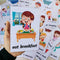 Kids Early Learning Flashcard Preschool Educational T1T8 Toys For Children T3W6
