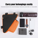 1.2L Triangle Cycling Bicycle Bags MTB Bike Front Tube Frame Pouch (Orange)