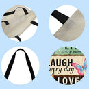 LOVE letters Printed Shoulder Shopping Bag Casual Large Tote Handbag