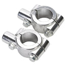 2PCS Universal Motorcycle Handlebar Mirror 22mm 7/8" Aluminum Alloy Moto L