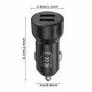 Round Dual USB Adapter Dual Port Fast Charger Car Charger Dual USB USB Charger