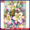 Drawing Paintwork Flower Bush Home Living Room Decoration 40x50cm Without Fra