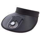 #A Breathable Summer Hat with Fan Sunscreen Visor Cap Fishing Hat for Sport Outd
