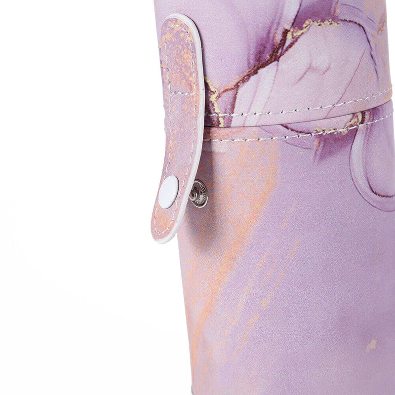 Women Outdoor Makeup PU Bag Cosmetic Brush Pen Storage Organizer Waterproof B