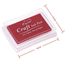 Inkpad DIY Home Stamp Ink Pad Scrapbooking Printing Stationery(Red) Newly