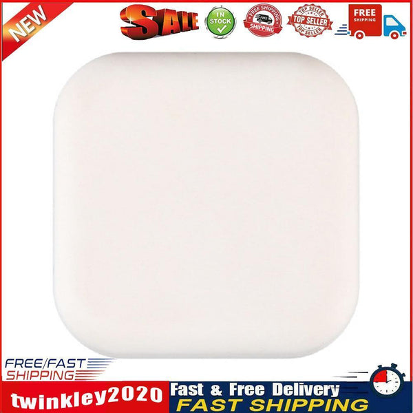 Punch Free Door Bumper Protector Self Adhesive Handle Square Pads (White) Newly