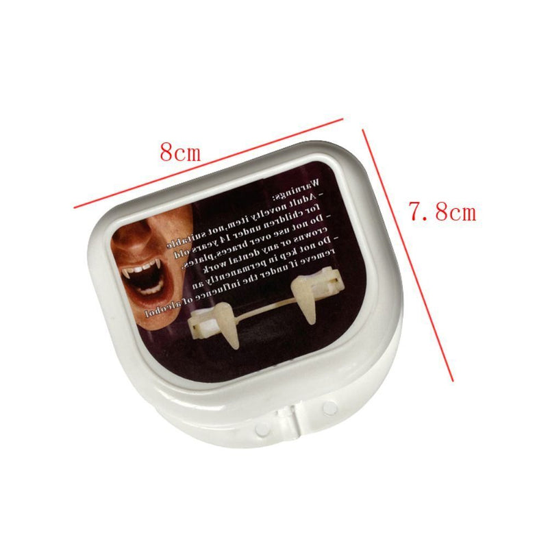 Zombie Teeth Retractable Dentures Tooth Vampire Fangs Halloween Vampire Teeth