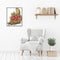 14CT Printed Partial Cross Stitch DIY Bird Cherry Hand Painting Bedroom Decor