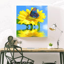5D DIY Full Drill Diamond Painting Positive Sunflower Embroidery Needlework Set