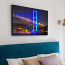 Night Bridge Oil Painting By Numbers DIY Acrylic Canvas Hand Painted Home Decor