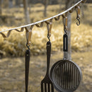 PU Leather Hanging Lanyard Multifunctional Adjustable Rope for Flagline Clothes