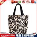 Daily Corduroy Bento Handbag Women Animal Lunch Storage Bag (Zebra Pattern)