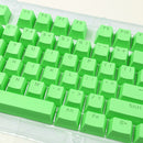 104pcs Universal Mechanical Keyboard Keycaps PC Bakclit Key Cap Set (Green)