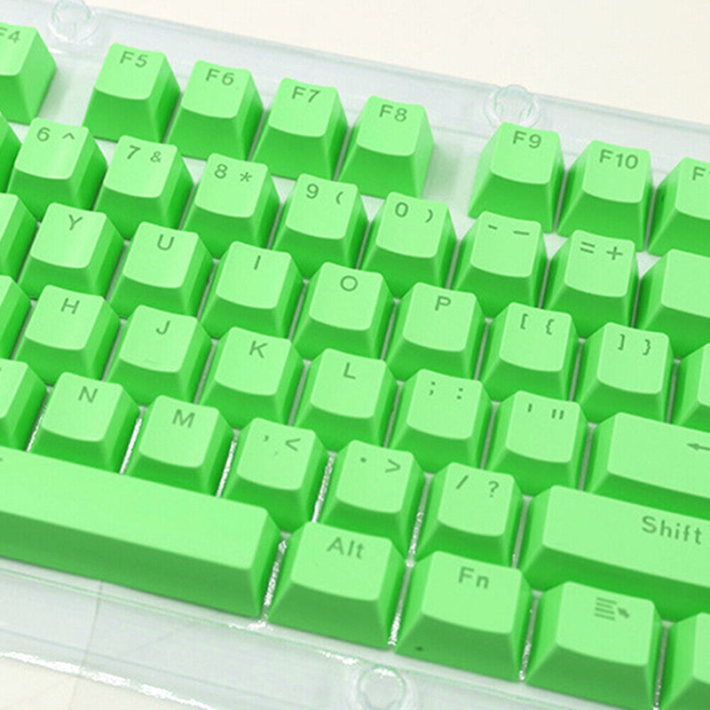 104pcs Universal Mechanical Keyboard Keycaps PC Bakclit Key Cap Set (Green)