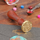 Retro Wax Seal Envelope Stamps DIY Pattern for Wedding Invitations Sealing Wa