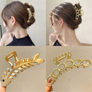 Half Bun Hair Clip Hair Barrettes Hair Claw Clips Non-Slip Hair Clips