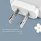 LED Night Light Cute Rabbit Intelligent Bedside Lamp Bedroom Decor (White)