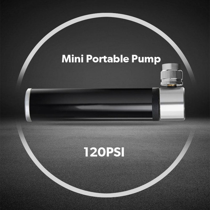 Mini Bicycle Aluminum Alloy Cycling Hand Air Pump  Portable Tire Inflator Newly