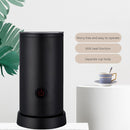 Automatic Milk Frother Electric Hot Cold Coffee Foamer Maker (Black EU)