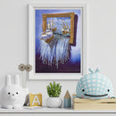 5D Diamond Painting Boat Partial Special Shape Drill DIY Crafts Mosaic Pictur