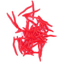 50pcs/Set Worm Soft Lure Earthworm Fishing Artificial Rubber Baits Shrimp Tac
