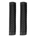 2pcs Car Safety Seat Belt Covers PU Leather Shoulder Protection Pad (Black)