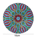 5D DIY Diamond Painting Mandala Wooden Round Coaster Cup Cushion (AA1058-7)
