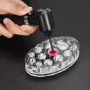 Tattoo Cup Stand Holder for Permanent Makeup Microblading Pigment (Oval) Newly