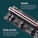 Ver 009S Plus PCIe Riser PCI Express 1x to 16X Adapter SATA 15Pin to 6Pin