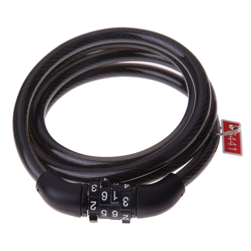 Bike Lock Code Steel Wire Electrical Cable Theft Protection Bicycle Cycling Locks