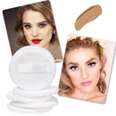 Fluff Powder Puff Lady Dry Powder Loose Powder Makeup Puff Tools (White)