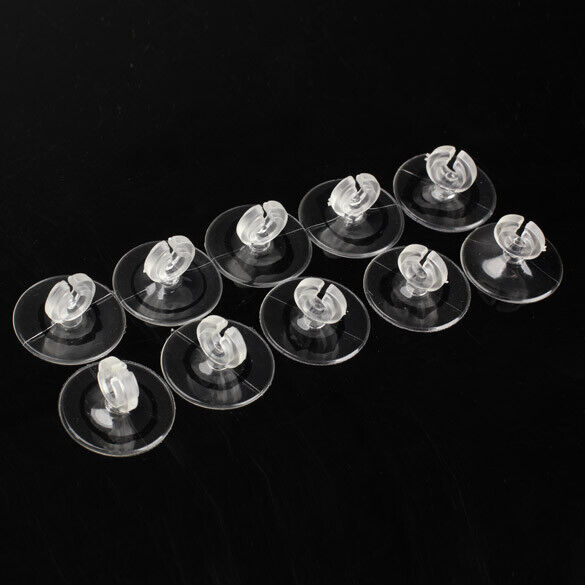 10X Aquarium Sucker Suction Cup for 4/6mm Air Line Pipe Tube Wire Holder