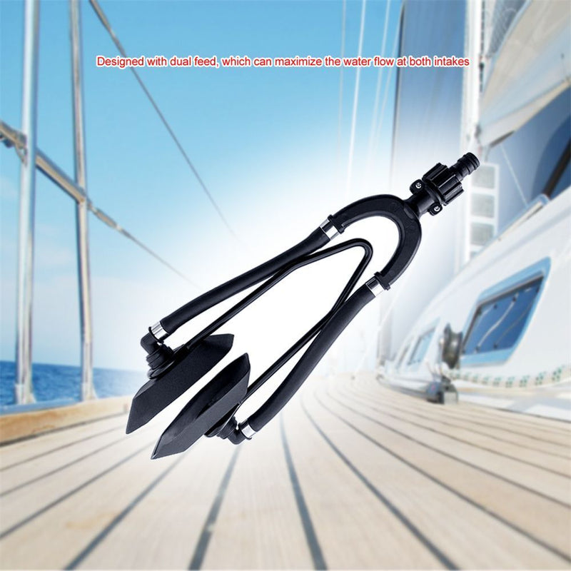 Water Feed Yacht Unit Round Muff Flusher Outboard Lower Motor Flush Sterndrive