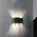 2/4/6/8/10/12W LED Arc Wall Lamp Outdoor Waterproof Porch Light (B15-6W) Newly
