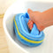 Washing Ceramic Tile Bathtub Cleaner Cleaning Brush Handheld Sponge Plastic
